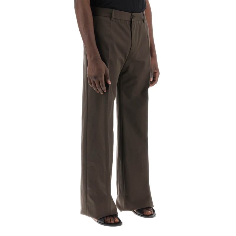 tailored cotton trousers for men