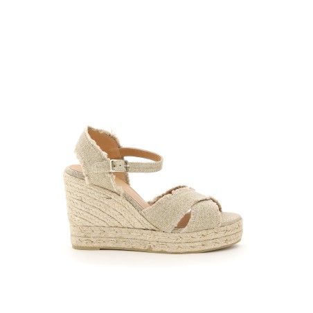 lurex bromelia wedge sandals