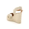 lurex bromelia wedge sandals