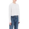 "cropped long-sleeved mason t