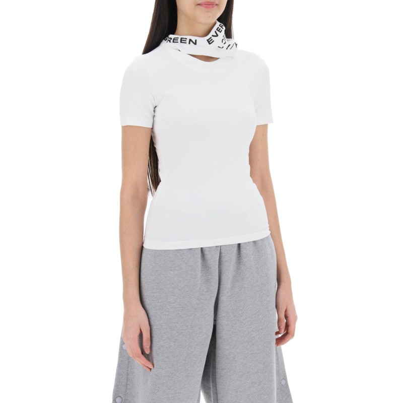 "triple collar t-shirt with