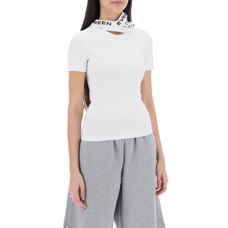 "triple collar t-shirt with