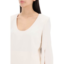 "cady top with flared sleeve"