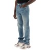 "five-pocket distressed effect jeans"