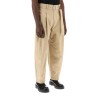 cotton pants with removable belt