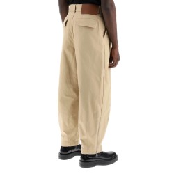 cotton pants with removable belt