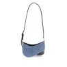 small denim spiral curve 01 shoulder bag