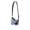 small denim spiral curve 01 shoulder bag