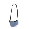 small denim spiral curve 01 shoulder bag