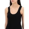 ribbed sleeveless top with