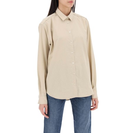 "signature crinkled fabric shirt