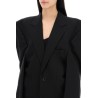 boxy cut away blazer