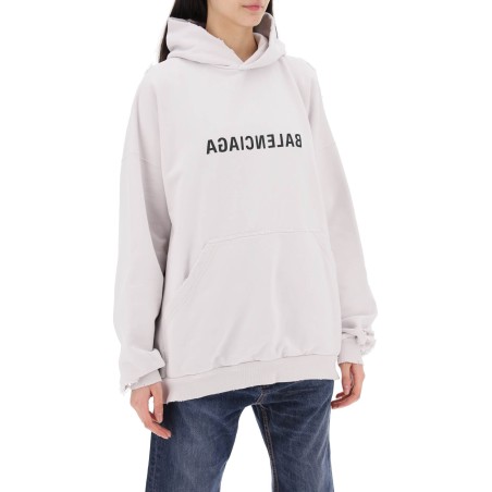 destroyed logo sweatshirt with