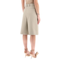 cotton gabardine bermuda shorts