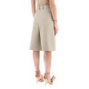 cotton gabardine bermuda shorts