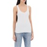 "ribbed jersey tank top with