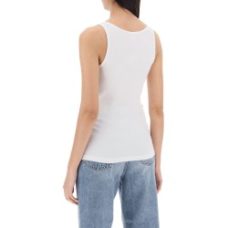 "ribbed jersey tank top with