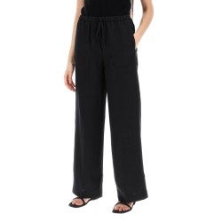 lightweight linen and viscose trousers