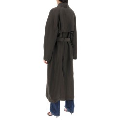 lightweight linen blend coat