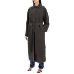 lightweight linen blend coat