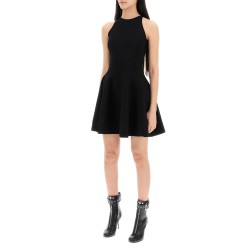 "mini knitted skater dress