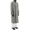 houndstooth car coat with