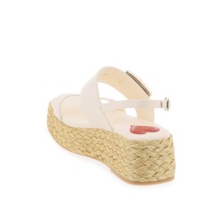 "crystal buckle espadrilles