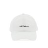 canvas script baseball cap