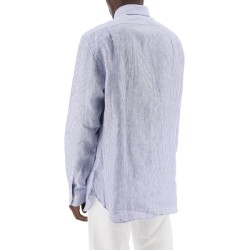 slim fit linen shirt