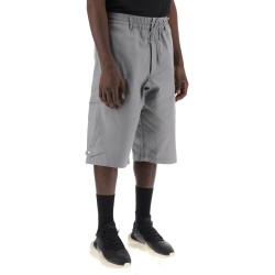 canvas multi-pocket bermuda shorts.