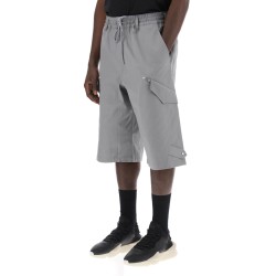 canvas multi-pocket bermuda shorts.