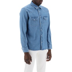 denim western shirt for men