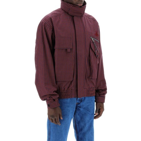 micro tartan memphis bomber jacket