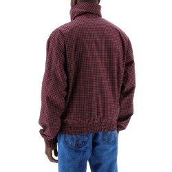 micro tartan memphis bomber jacket