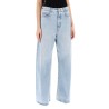 wide-legged angri jeans for a