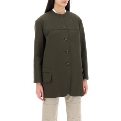 recital midi round neck jacket