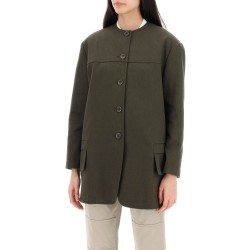 recital midi round neck jacket