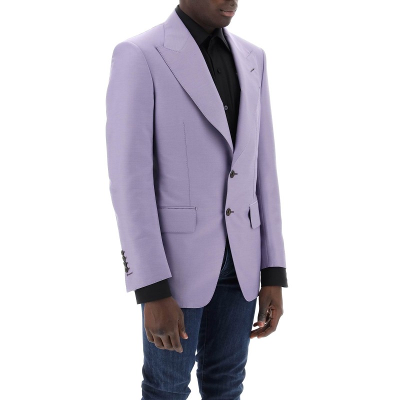 atticus wool and silk blend blazer