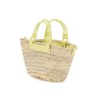 raffia basket bag for