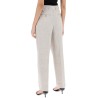 tailored trousers with double pleat