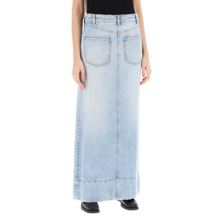 maxi denim skirt from the pi