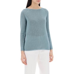 lightweight linen knit pullover by giol