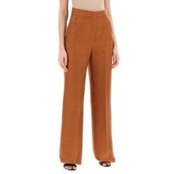 'hangar' wide leg linen pants