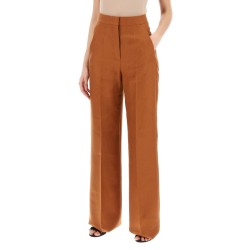 'hangar' wide leg linen pants