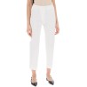 'cecil' stretch cotton cigarette pants