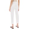 'cecil' stretch cotton cigarette pants