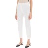 'cecil' stretch cotton cigarette pants