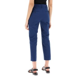 cecco cotton stretch cigarette pants in 10