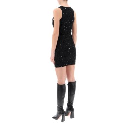 "mini dress with rhinestone