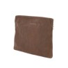 crinkled leather document holder pouch